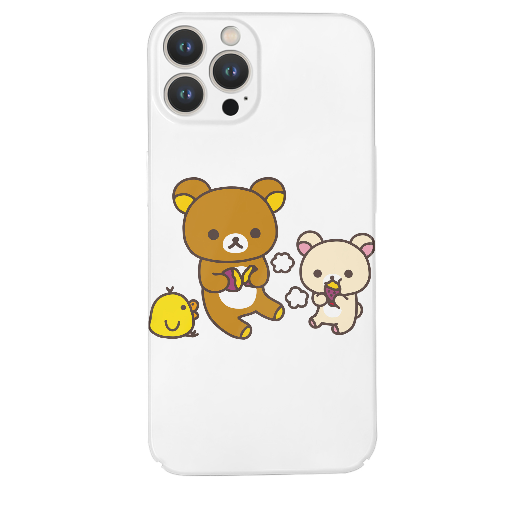 （画像用） リラックマ リラックマ キイロイトリ Rilakkuma Korilakkuma Kiiroitori 【iPhone 14シリーズ対応】ハードケース